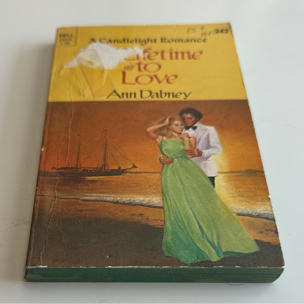 Vintage Romance Novel ‘A Lifetime to Love’ By Ann Dabney Paperback Book - Picture 2 of 8